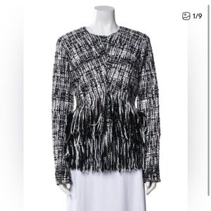 Jason Wu Collection Fringe Tweed Jacket NWT Sz 0